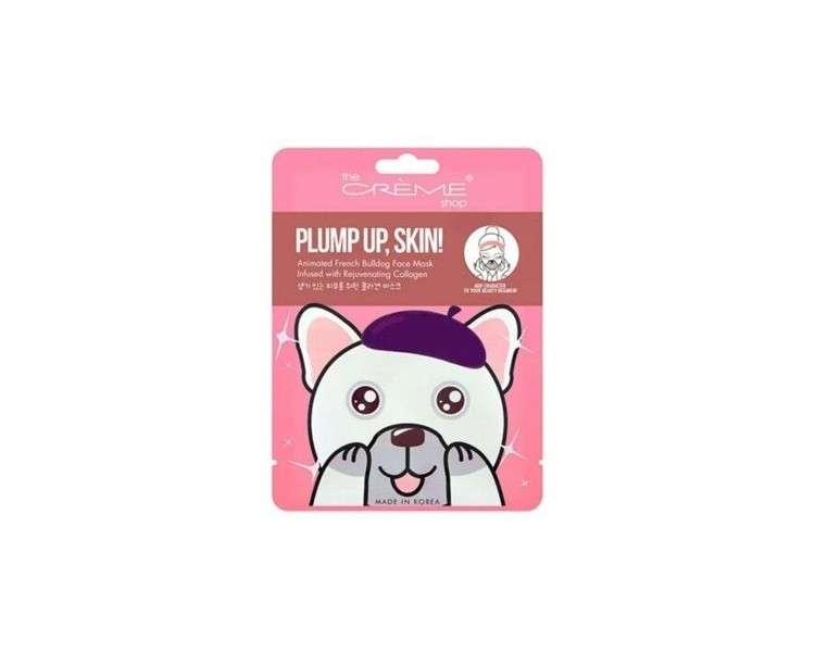 The Crème Shop Plump Up French Bulldog Face Mask 25g