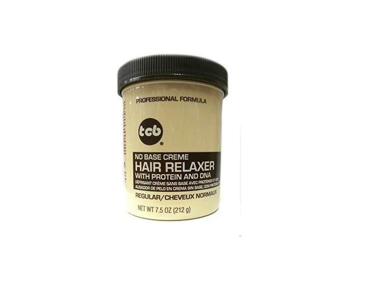 TCB No Base Creme Hair Relaxer Regular Normal 212g