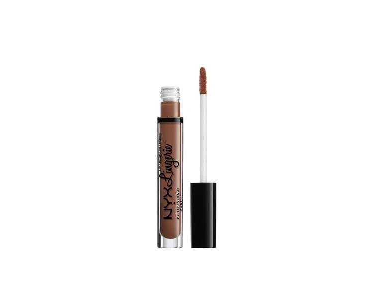 NYX Professional Makeup Lip Lingerie Matte Liquid Lipstick Teddy Warm Rich Brown 1 Count