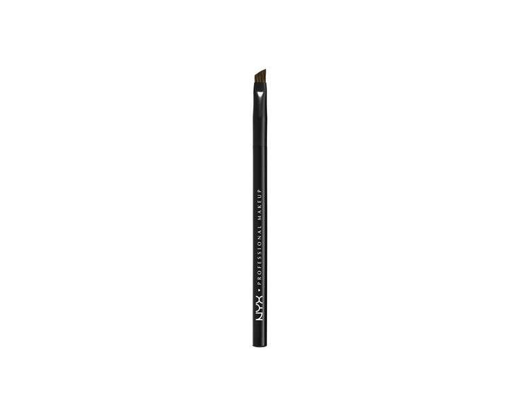 NYX Professional Makeup Pro Brush Angled 19 - Angled Eyebrow Brush with Ergonomic Shape for Precise Application