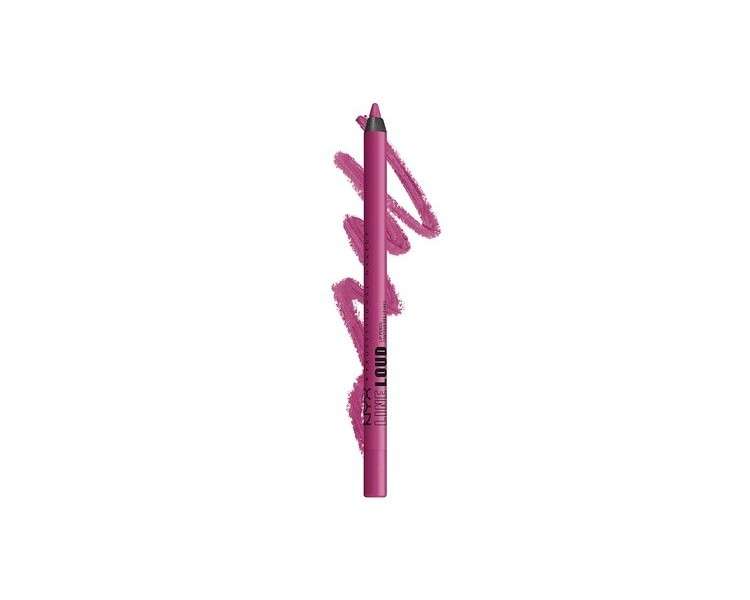 NYX Professional Makeup Line Loud Lip Liner Hottie Hijacker 09 Hot Blue Pink