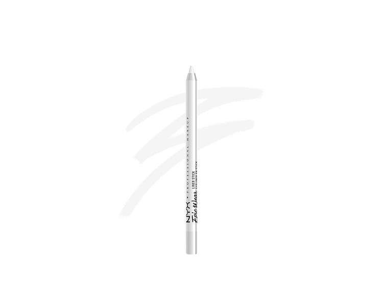 NYX Professional Makeup Epic Wear Liner Stick Long-Lasting Eyeliner Pencil Pure White 09