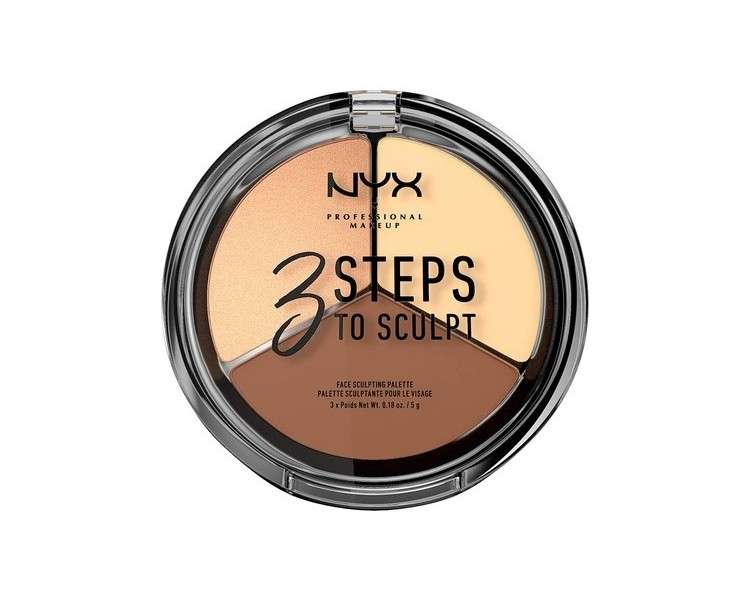 NYX Professional Makeup 3 Steps To Sculpt - Light 0.079kg