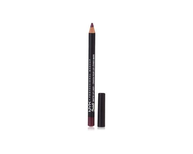 NYX Suede Matte Lip Liner Prune/Glitz 1 Count