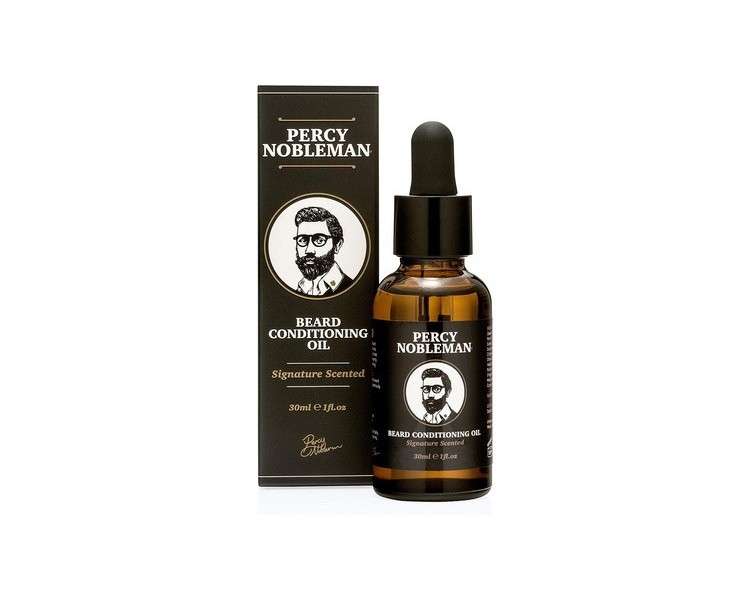 Percy Nobleman Beard Oil 99% Naturally Derived Signature Scented Blend 30ml