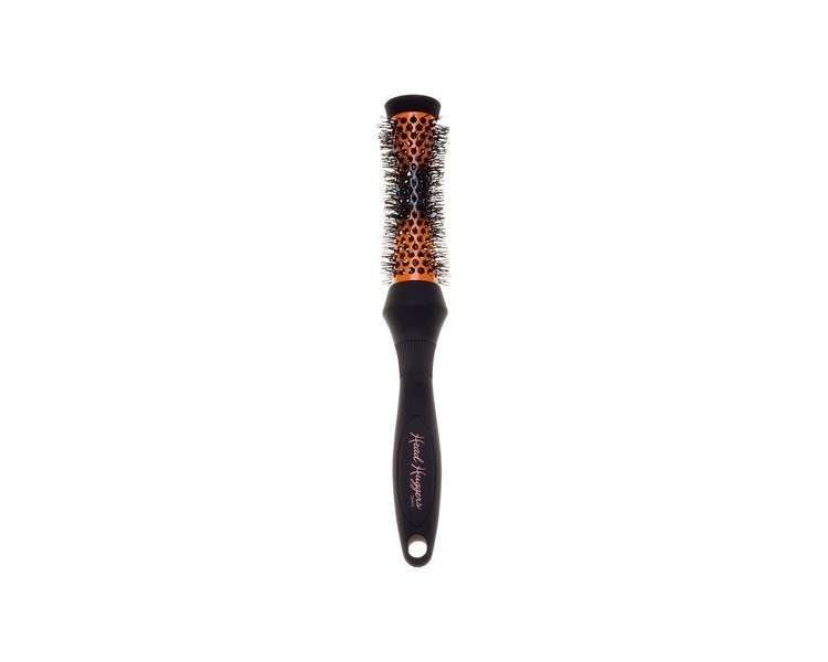 Denman X-Small Thermo Ceramic Hourglass Hot Curl Brush DHH1H for Blow-Drying, Straightening, Defined Curls, Volume & Root-Lift - Orange