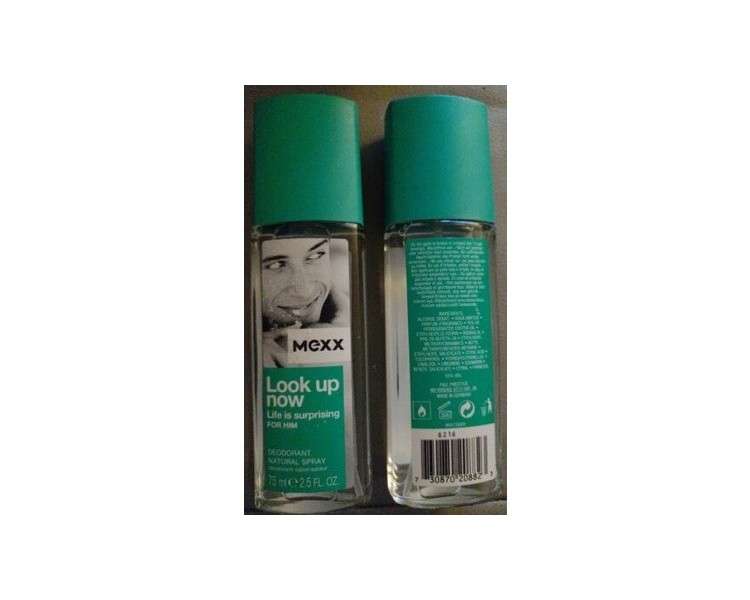 Mexx Look Up Now Man Deodorant Spray 75ml - Pack of 2