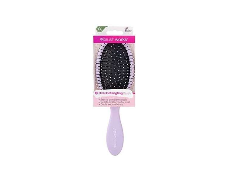 Detangling Oval Hairbrush Purple