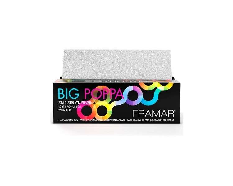 Framar Big Poppa Embossed Pop Up Hair Foil for Highlighting 10x14