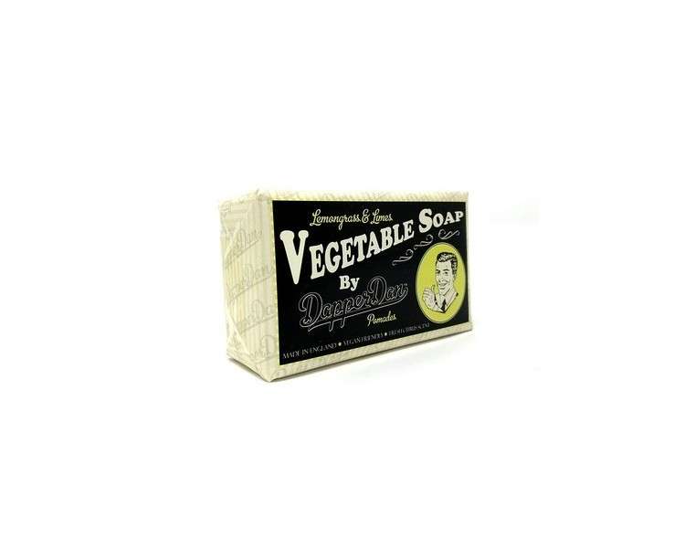 Dapper Dan Lemongrass & Limes Vegetable Soap 190g