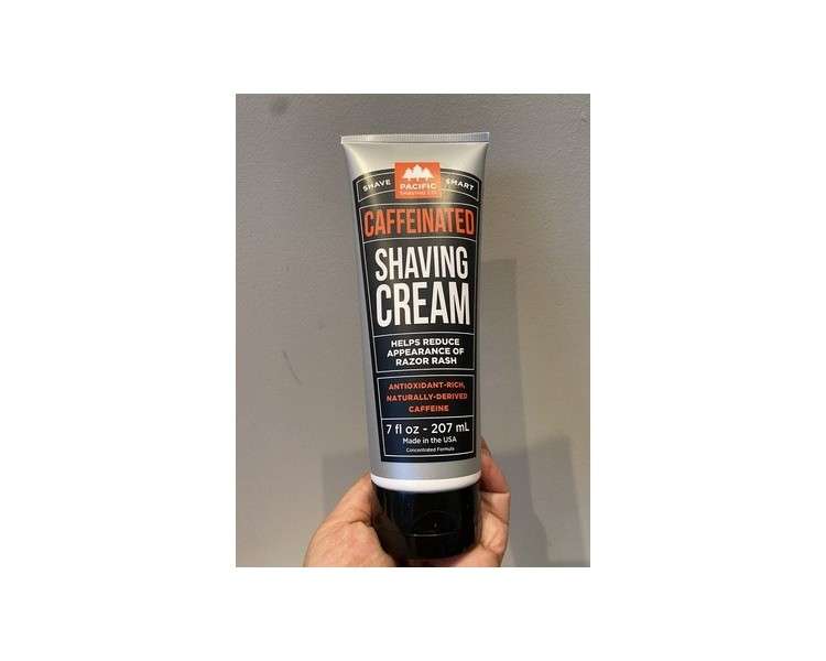 Pacific Shaving Co. Caffeinated Shaving Cream 7 fl oz - Pack of 1 VEGAN