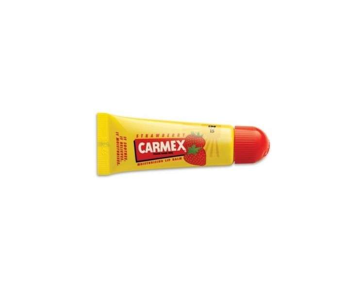 Carmex Strawberry Lip Balm in Tube 10g