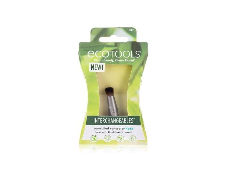 Ecotools Controlled Concealer Brush Head Interchangeable - Brush Head for Concealer