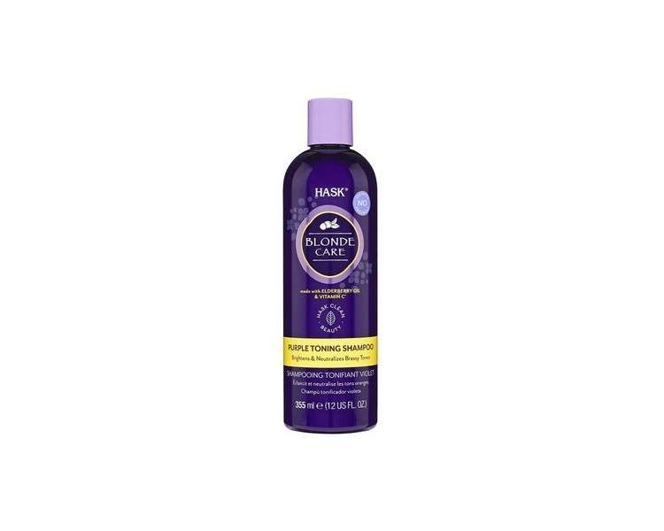 HASK Blonde Care Violet Toning Shampoo 355ml