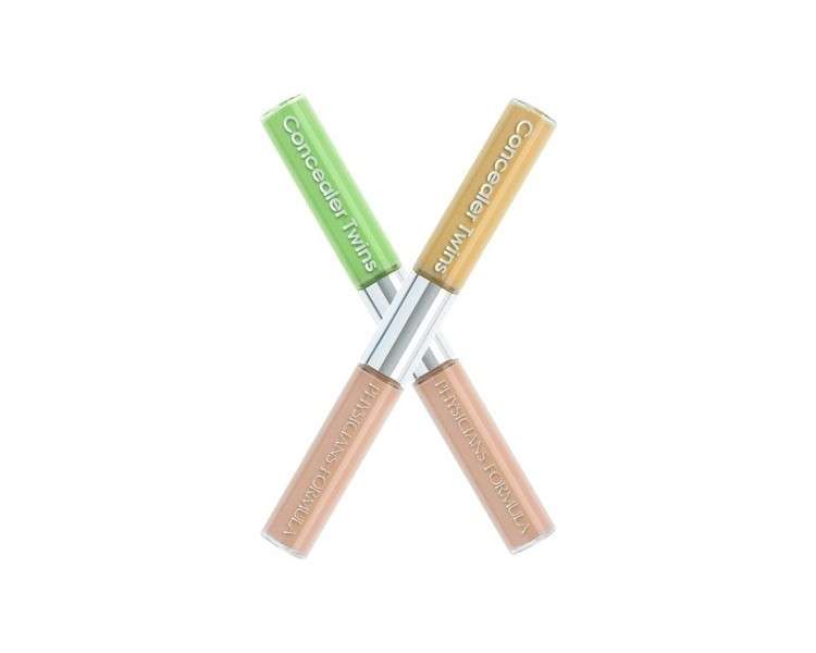 Physicians Formula Concealer Twins Cream Concealer Double Pointed Pen with SPF 10 Green Light