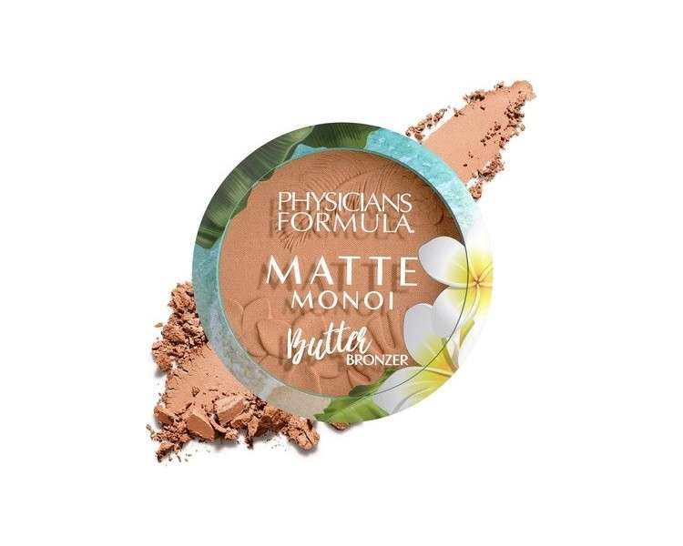 Physicians Formula Matte Monoi Butter Bronzer with Monoi and Murumuru Butter Water-Resistant Vegan Matte Sunkissed