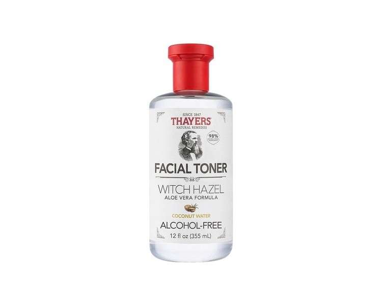 THAYERS Alcohol-Free Coconut Water Witch Hazel Facial Toner with Aloe Vera Formula 12oz