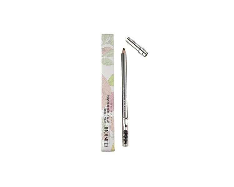 Clinique Brow Keeper Brow Pencil With Brush, Full Size .04oz/1.2g, 02 Honey