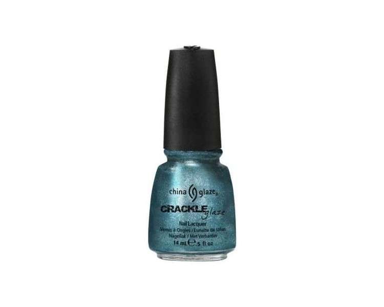 China Glaze Crackle Glaze Nail Lacquer in Oxidized Aqua