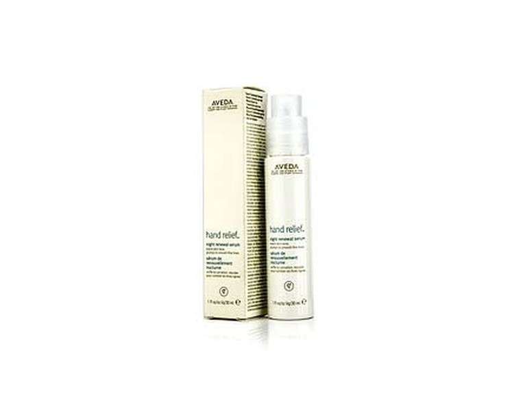 AVEDA Hand Relief Night Renewal Serum 30ml 1oz