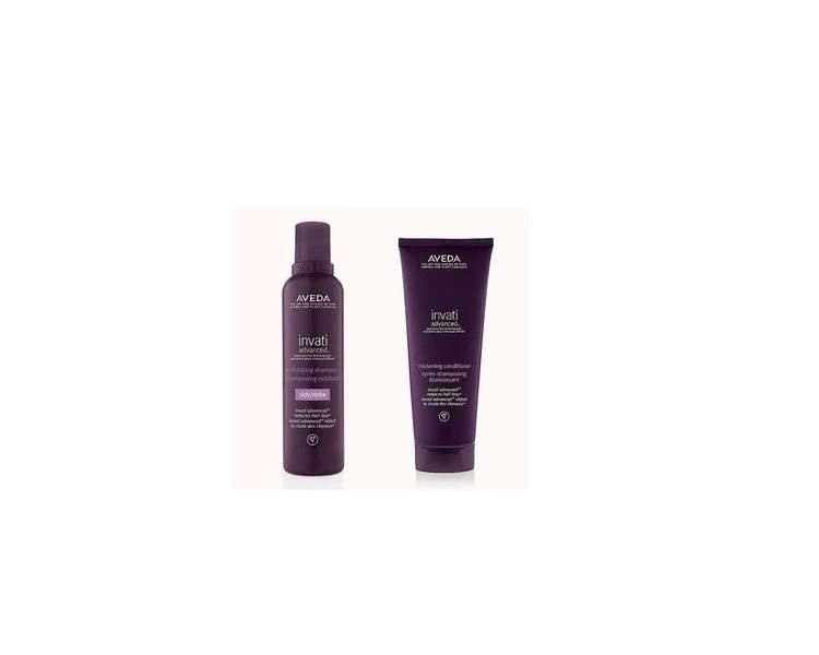 Aveda Invati Advanced Rich Shampoo and Conditioner Set 6.7 Ounce