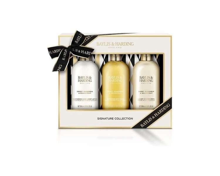 Baylis & Harding Sweet Mandarin & Grapefruit Signature Collection Luxury Bathing Essentials Gift Set - Vegan Friendly