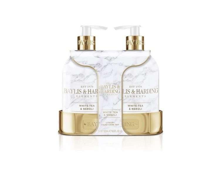 Baylis & Harding Elements White Tea & Neroli Luxury Hand Care Gift Set - Vegan Friendly