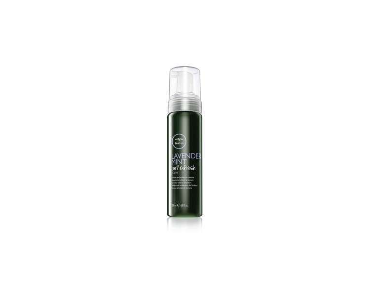 Paul Mitchell Tea Tree Lavender Mint Curl Refresh Foam Leave-In Hair Care for Wavy, Curly, and Natural Hair 200ml