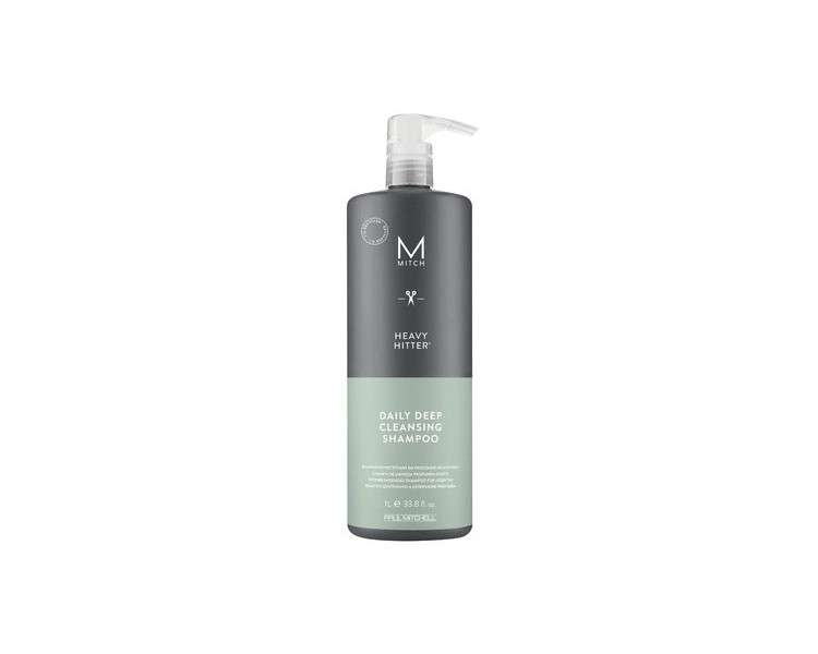 Paul Mitchell MITCH Heavy Hitter Daily Deep Cleansing Shampoo for Men 33.8 Fl Oz