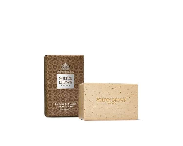 Molton Brown Re-charge Black Pepper Solid Body Scrub Soap 250g