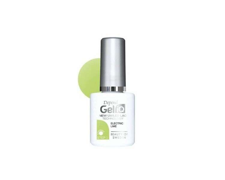 iQ Beter Electric Lime Gel Nail Polish 5ml