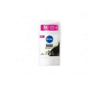Nivea Black & White Silky Smooth Antiperspirant Stick 50ml