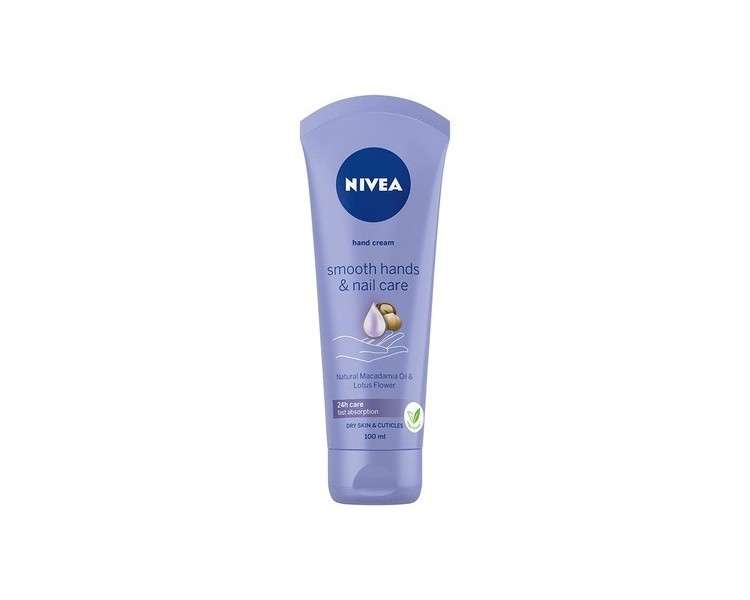 Nivea Hand Cream Smooth Hands and Nail Protection 100ml