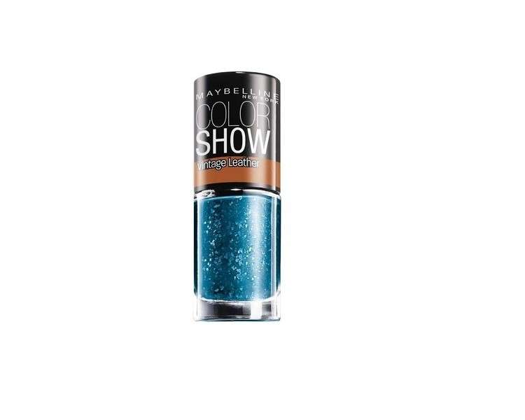 Maybelline Color Show Vintage Leather Nail Polish- 207 Turquoise Temptation