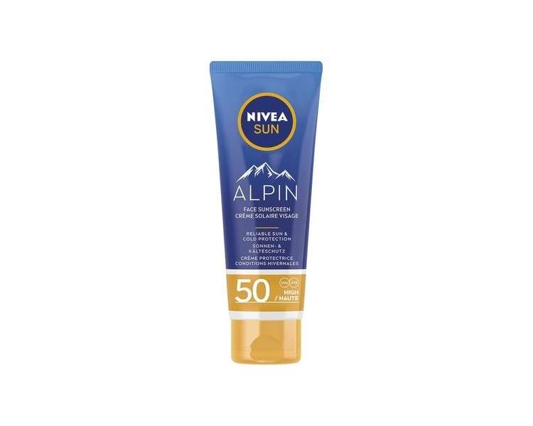 Nivea Sun Alpin Face Sunscreen SPF 50 50ml