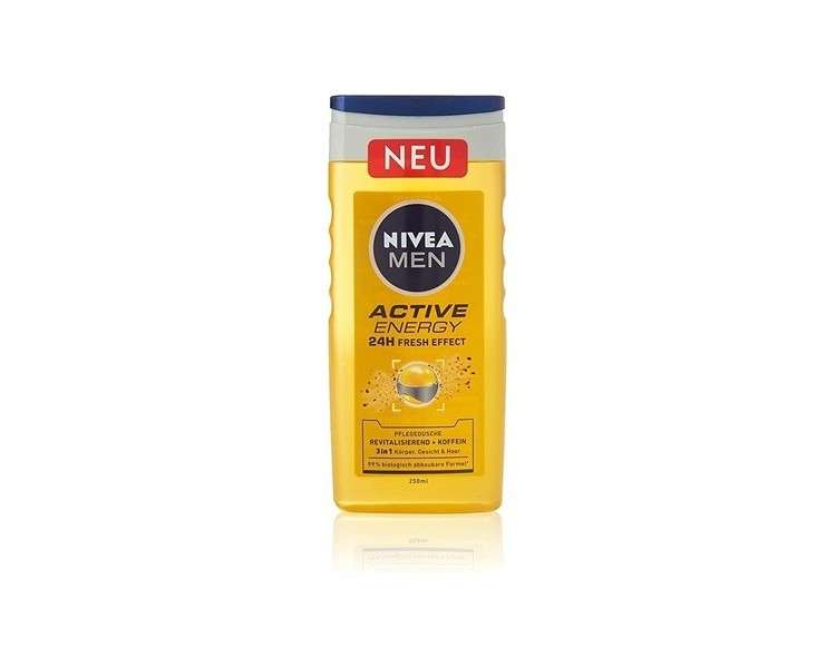 Nivea Men Active Energy Refreshing Shower Gel 250ml