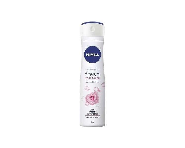 Nivea Fresh Rose Touch Antiperspirant Deodorant Spray for Women 150ml