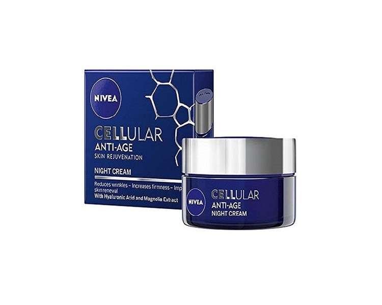 Cellular Anti-Age Night Cream for Skin Rejuvenation 50ml