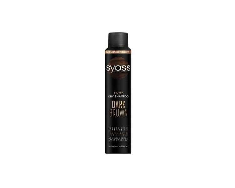 Schwarzkopf Syoss Dry Shampoo for hair Dark Brown 200ml