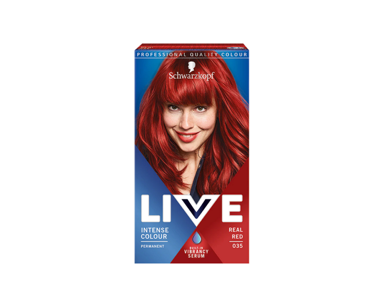 Live Intense Color Hair Dye 035 Real Red 142.5ml