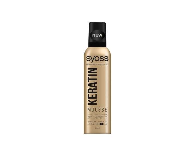 DS Syoss Style Perfection Mousse 250ml Keratin