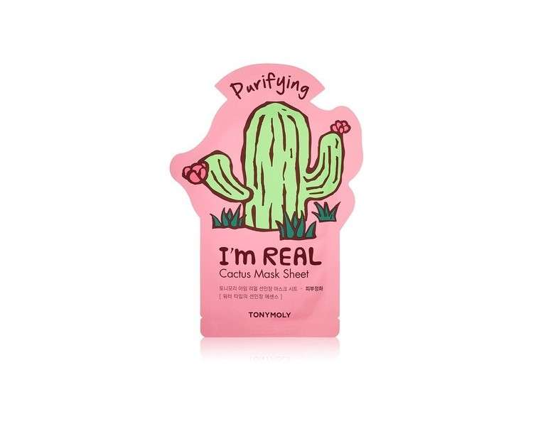 TONYMOLY I'm Real Cactus Face Mask