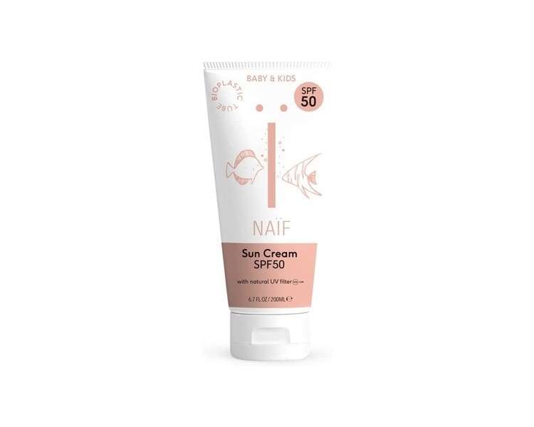 Naïf Natural Sunscreen for Baby & Kids SPF50 200ml