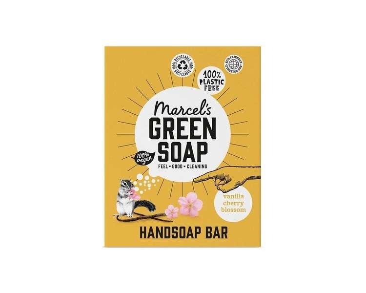 Marcel's Green Soap Vanilla & Cherry Blossom Hand Soap 90g