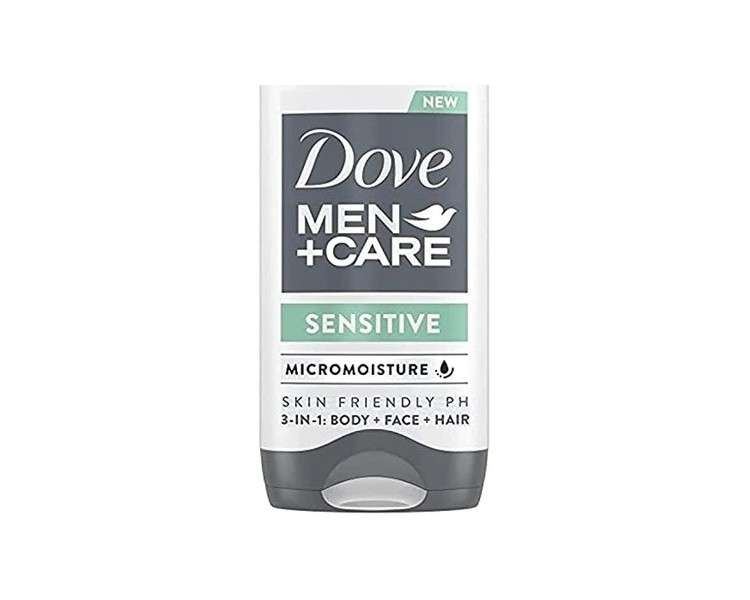 Dove Men+Care Sensitive 3-In-1 Shower Gel 250ml