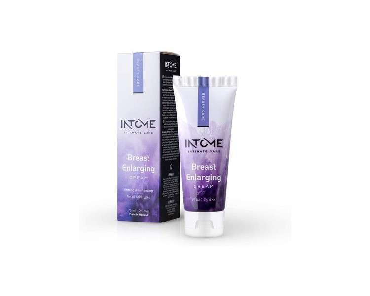 Intome Breast Enlarging Cream 75ml Water-Based Skin Care for Push-Up Effect - Erotic and Nourishing Breast-Forming Cream