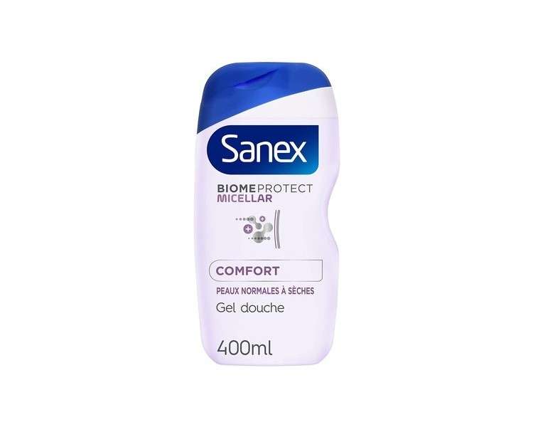 Sanex BiomeProtect Micellar Comfort Skin Microbiome Friendly Shower Gel 400ml Well-being