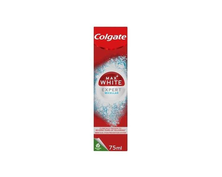 Colgate Max White Expert Micellar Whitening Toothpaste 75ml