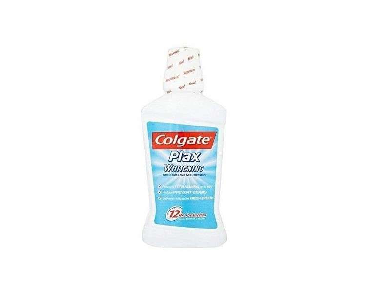 Colgate Plax Mouthwash 500ml Whitening