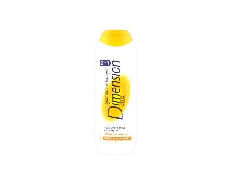 Dimension by Lux Shampoo & Conditioner with Fruity Active Extracts and Shine Effect 250ml